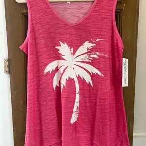 Palm Tree Tank by Lulu B